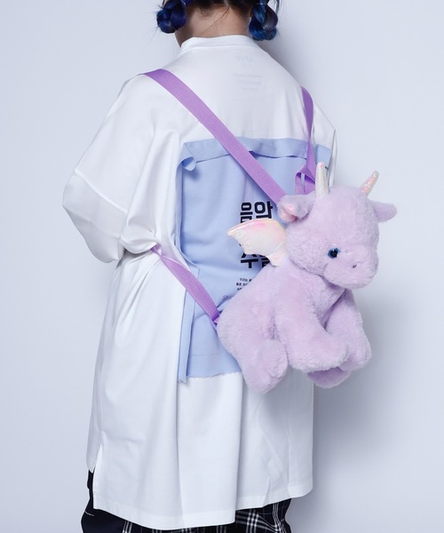 rovtski（ロフトスキー）の「ドラコーンぬいぐるみリュック（バックパック/リュック・キッズ・パープル/その他・FREE）」の11枚目の写真