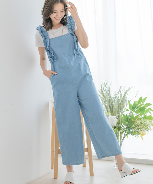 【セール】フリルサスオールインワン（サロペット/オーバーオール）｜Jayro（ジャイロ）