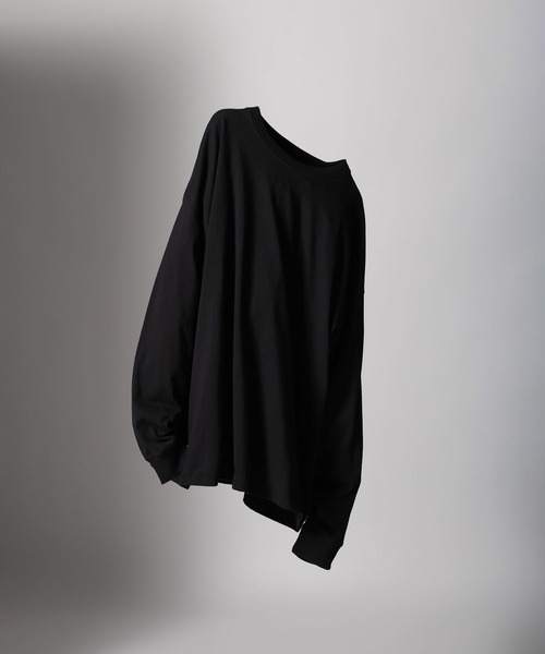 niko and...（ニコアンド）の「16oz USAコットン無地ロンT（Tシャツ/カットソー・メンズ・ライトグレー/オフホワイト/ブラック・LARGE/MEDIUM）」の8枚目の写真