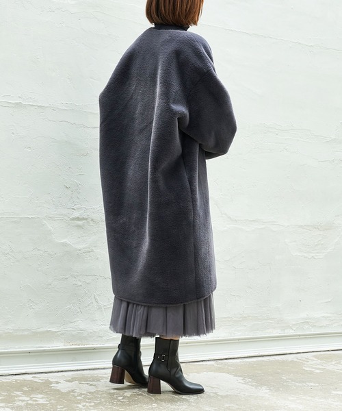 Mode et Jacomo(モードエジャコモ)の「サイドバックルショートブーツ(ブーツ・レディース・ブラウン/ブラック/アイボリー・23cm/23.5cm/24cm/22.5cm/24.5cm)」の13枚目の写真