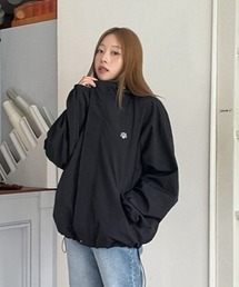 【muahmuah】ステッチロゴウィンドブレーカージャケット ステッチロゴウィンドブレーカージャケット - muahmuah | 60
