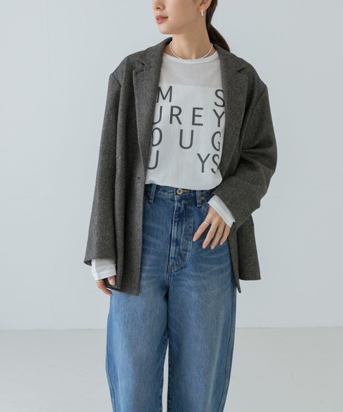 URBAN RESEARCH（アーバンリサーチ）の「ロゴプリントシアーカットソー（Tシャツ/カットソー・レディース・その他3/その他1/その他2・FREE）」の5枚目の写真