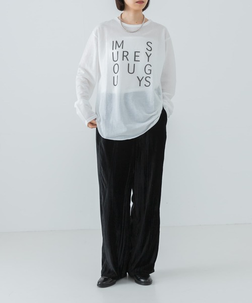 URBAN RESEARCH（アーバンリサーチ）の「ロゴプリントシアーカットソー（Tシャツ/カットソー・レディース・その他3/その他1/その他2・FREE）」の11枚目の写真