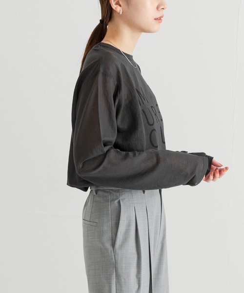 URBAN RESEARCH（アーバンリサーチ）の「ロゴプリントシアーカットソー（Tシャツ/カットソー・レディース・その他3/その他1/その他2・FREE）」の19枚目の写真