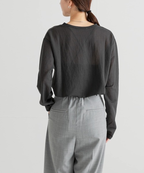 URBAN RESEARCH（アーバンリサーチ）の「ロゴプリントシアーカットソー（Tシャツ/カットソー・レディース・その他3/その他1/その他2・FREE）」の20枚目の写真