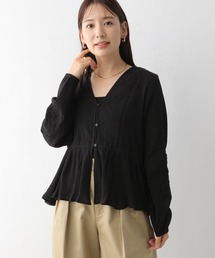 LEPSIM（レプシィム）の「刺繍ペプラムブラウス　128200（シャツ/ブラウス）」