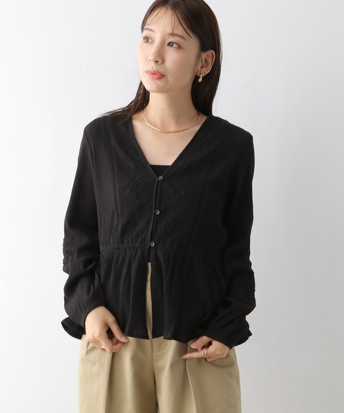 LEPSIM 刺繍ベスト　ブラック LEPSIM｜刺繍ベスト | Rakuten Fashion(楽天ファッション／旧