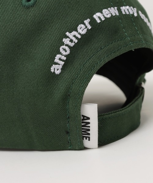ANME（アンメ）の「ANMEロゴ刺繍ツイルキャップ（キャップ・レディース・ブルー/ブラック/レッド/グリーン/キナリ・FREE）」の16枚目の写真