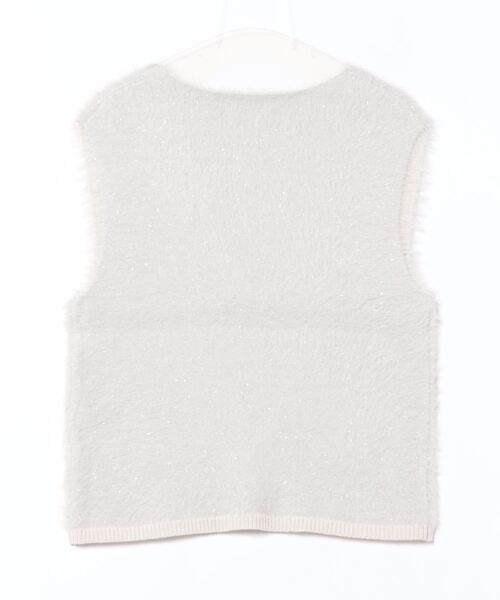 DIARIUM（ディアリウム）の「フェザーヤーンニットベスト（ベスト・レディース・キャメル/グレイッシュベージュ・M）」の3枚目の写真