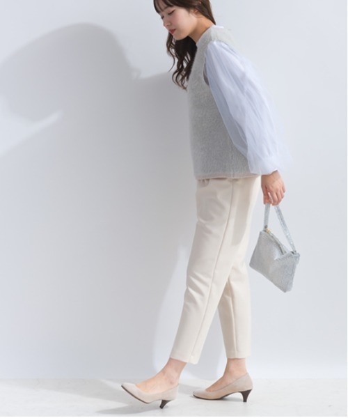 DIARIUM（ディアリウム）の「フェザーヤーンニットベスト（ベスト・レディース・キャメル/グレイッシュベージュ・M）」の17枚目の写真