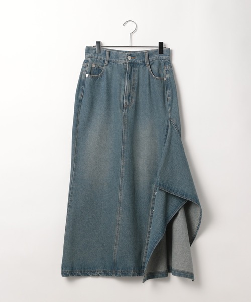 PAGEBOY（ページボーイ）の「イレヘムデニムスカート（デニムスカート・レディース・ブラック/ブルー・SMALL/MEDIUM）」の18枚目の写真