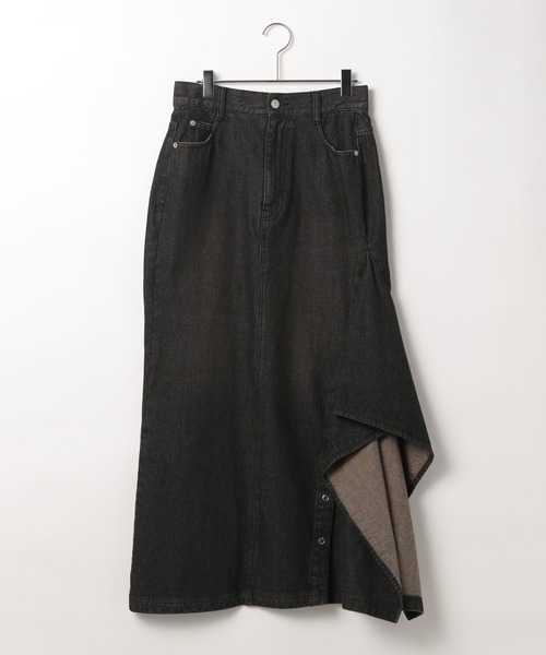 PAGEBOY（ページボーイ）の「イレヘムデニムスカート（デニムスカート・レディース・ブラック/ブルー・SMALL/MEDIUM）」の16枚目の写真