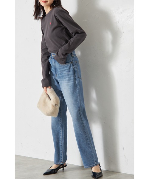 &. NOSTALGIA（アンドドットノスタルジア）の「【ZOZO限定】ハート刺繍ロンT（Tシャツ/カットソー・レディース・オフホワイト/ブラック/チャコールグレー・FREE）」の20枚目の写真