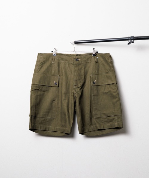 【セール】★HOUSTON / ヒューストン★ USMC HBT MONKEY SHORTS / ヘリンボーンツイルモンキーショーツ（その他パンツ）｜HOUSTON（ヒューストン）