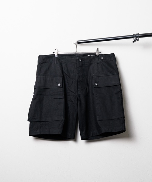 HOUSTON（ヒューストン）の「★HOUSTON / ヒューストン★ USMC HBT MONKEY SHORTS / ヘリンボーンツイルモンキーショーツ（その他パンツ・メンズ・カーキ/オリーブドラブ/ブラック・MEDIUM/LARGE/X-LARGE/SMALL）」の2枚目の写真