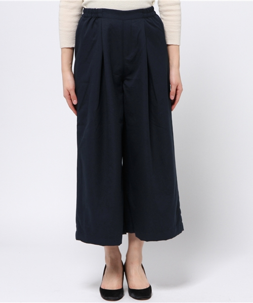 SEVENDAYS=SUNDAY（セブンデイズサンデイ）の「エステル起毛　ガウチョパンツ（その他パンツ・レディース・チャコールグレー/ベージュ/ネイビー・MEDIUM/LARGE）」の4枚目の写真