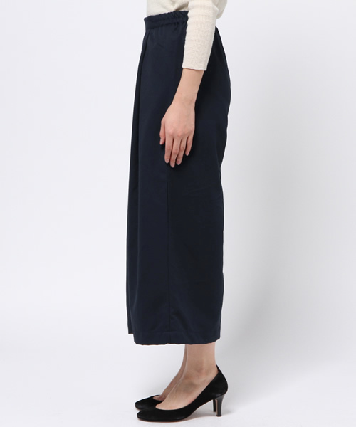 SEVENDAYS=SUNDAY（セブンデイズサンデイ）の「エステル起毛　ガウチョパンツ（その他パンツ・レディース・チャコールグレー/ベージュ/ネイビー・MEDIUM/LARGE）」の5枚目の写真