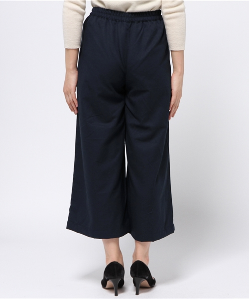 SEVENDAYS=SUNDAY（セブンデイズサンデイ）の「エステル起毛　ガウチョパンツ（その他パンツ・レディース・チャコールグレー/ベージュ/ネイビー・MEDIUM/LARGE）」の6枚目の写真