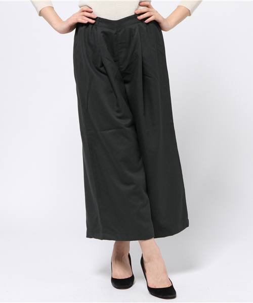 SEVENDAYS=SUNDAY（セブンデイズサンデイ）の「エステル起毛　ガウチョパンツ（その他パンツ・レディース・チャコールグレー/ベージュ/ネイビー・MEDIUM/LARGE）」の11枚目の写真