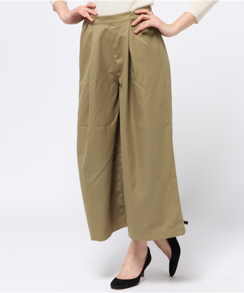 SEVENDAYS=SUNDAY（セブンデイズサンデイ）の「エステル起毛　ガウチョパンツ（その他パンツ・レディース・チャコールグレー/ベージュ/ネイビー・MEDIUM/LARGE）」の12枚目の写真