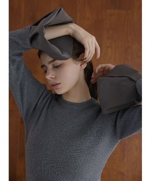 2WAY袖フレアラメニット