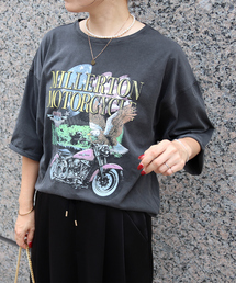 MICA&DEAL | 【MICA&DEAL×GOOD ROCK SPEED】ロックT / 5分袖 / プリントTシャツ / コラボ(Tシャツ/カットソー)