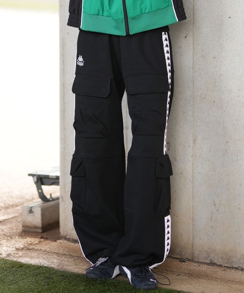Kappa（カッパ）の「【ムラサキスポーツ限定】KAPPA/カッパ スウェットカーゴパンツ オーバーサイズ 244914（カーゴパンツ・レディース・ヘザーグレー/ブラック・L/M）」の14枚目の写真