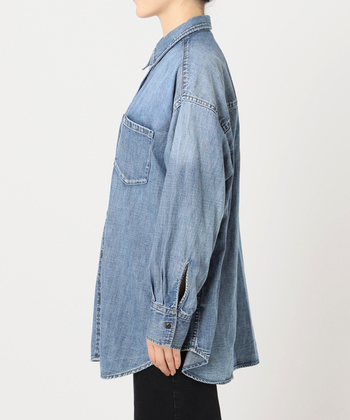 JOURNAL STANDARD(ジャーナルスタンダード)の「《追加3》ライトオンスデニムシャツ(シャツ/ブラウス・レディース・ブルー系その他・FREE)」の15枚目の写真