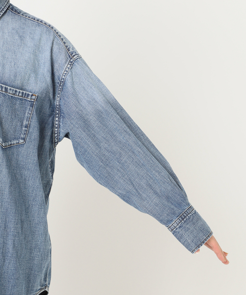 JOURNAL STANDARD(ジャーナルスタンダード)の「《追加3》ライトオンスデニムシャツ(シャツ/ブラウス・レディース・ブルー系その他・FREE)」の19枚目の写真