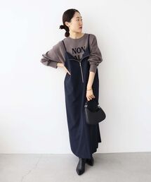 le.coeur blanc | フィルムストライプキャミワンピース(ワンピース)