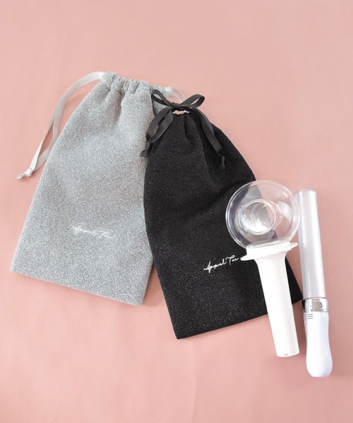 セール】ラメ ペンライト 巾着 ポーチ ペンライトケース 推し活