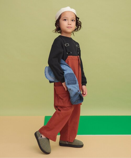 BREEZE（ブリーズ）の「キルトシューズ（スリッポン・キッズ・ブラック/カーキ/オフホワイト/オレンジ・14/19/17/18/15 /16）」の5枚目の写真