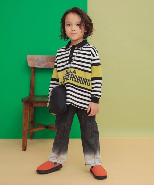 BREEZE（ブリーズ）の「キルトシューズ（スリッポン・キッズ・ブラック/カーキ/オフホワイト/オレンジ・14/19/17/18/15 /16）」の6枚目の写真