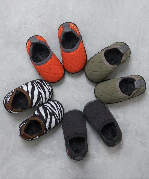 BREEZE（ブリーズ）の「キルトシューズ（スリッポン・キッズ・ブラック/カーキ/オフホワイト/オレンジ・14/19/17/18/15 /16）」の8枚目の写真