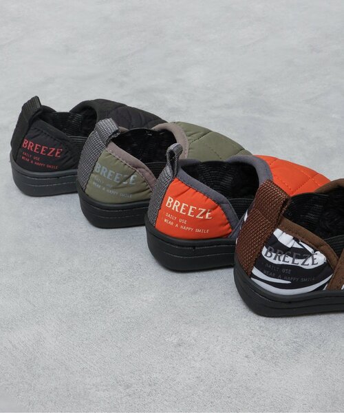 BREEZE（ブリーズ）の「キルトシューズ（スリッポン・キッズ・ブラック/カーキ/オフホワイト/オレンジ・14/19/17/18/15 /16）」の11枚目の写真