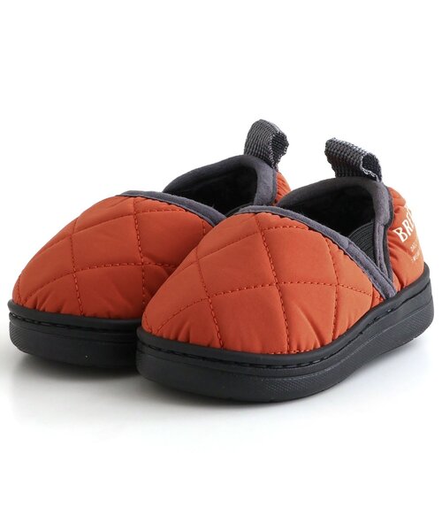 BREEZE（ブリーズ）の「キルトシューズ（スリッポン・キッズ・ブラック/カーキ/オフホワイト/オレンジ・14/19/17/18/15 /16）」の16枚目の写真