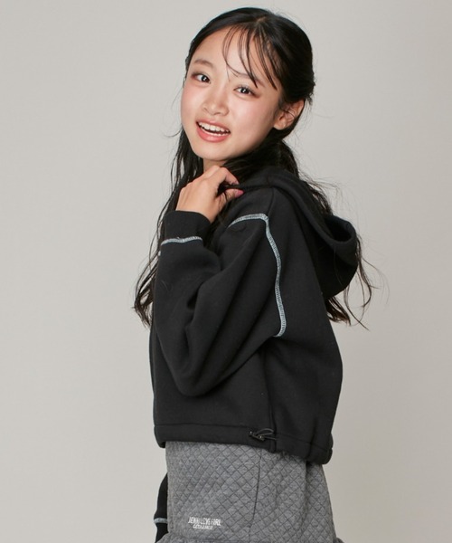 OY♡フーディ ジップアップパーカー Lサイズ クマ耳 クマ耳付きジップ