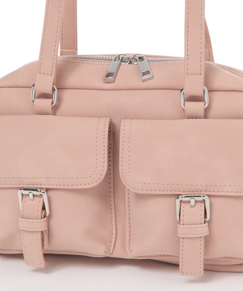Heather（ヘザー）の「WポケットショルダーBAG　231619（ショルダーバッグ・レディース・ピンク/シルバー/ブラック/ベージュ・ONE SIZE）」の15枚目の写真