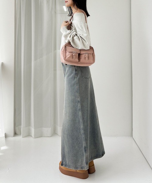 Heather（ヘザー）の「WポケットショルダーBAG　231619（ショルダーバッグ・レディース・ピンク/シルバー/ブラック/ベージュ・ONE SIZE）」の22枚目の写真