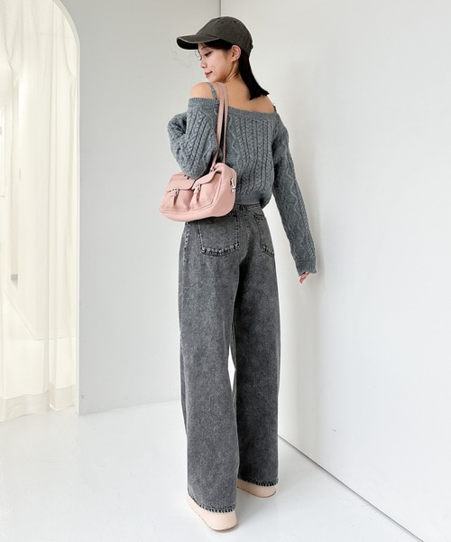 Heather（ヘザー）の「WポケットショルダーBAG　231619（ショルダーバッグ・レディース・ピンク/シルバー/ブラック/ベージュ・ONE SIZE）」の20枚目の写真