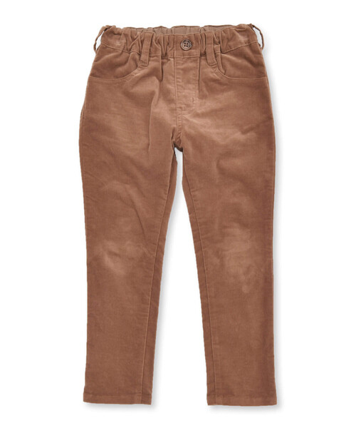 【セール】リブレスコールスリムテーパードロングパンツ(90~150cm)（その他パンツ）｜BeBe（ベベ）