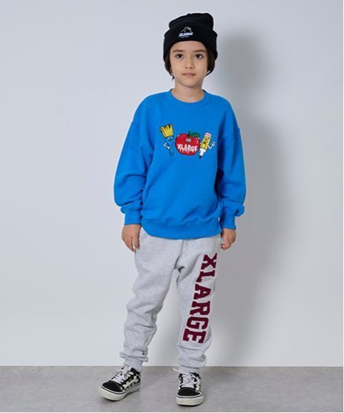 セール】刺しゅうロゴトレーナー（スウェット）｜XLARGE KIDS