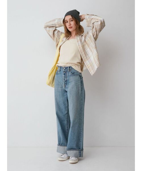 Ungrid（アングリッド）の「リブ編みニット帽（ニットキャップ/ビーニー・レディース・チャコールグレー/ブラック/ライトグレー・FREE）」の22枚目の写真