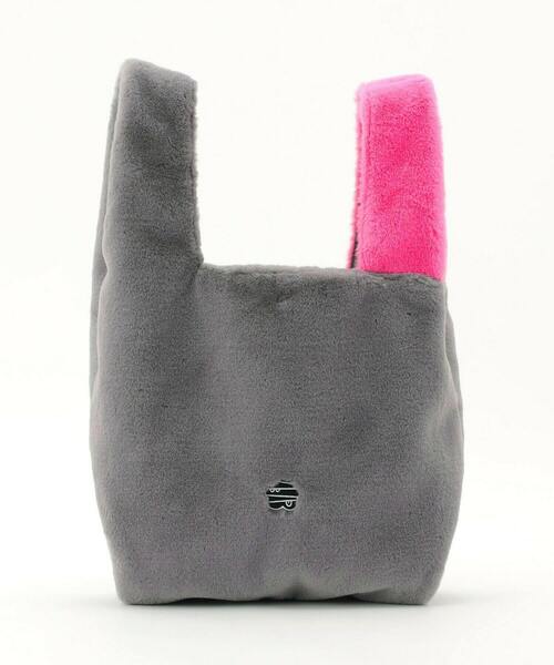 FRAPBOIS PARK（フラボアパーク）の「パークファーBAG（ハンドバッグ・レディース・グレー/ブラック・FREE）」の3枚目の写真