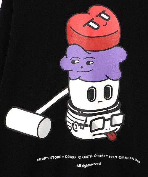 セール】Kurt Wu/カート ウー KURTS FRIENDS SWEAT/バックプリント