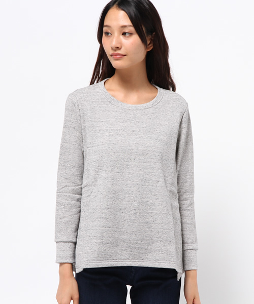 OUTLET（アウトレット）の「【Sheta】サイドスリットウラケプルオーバー（Tシャツ/カットソー・レディース・グレー/その他1・FREE）」の3枚目の写真