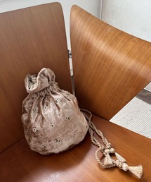 URBAN RESEARCH Sonny Label | フラワー刺繍ベロアミニショルダーバッグ(ショルダーバッグ)