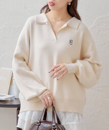 Chico | ダブルカラースキッパーニット(ニット/セーター)