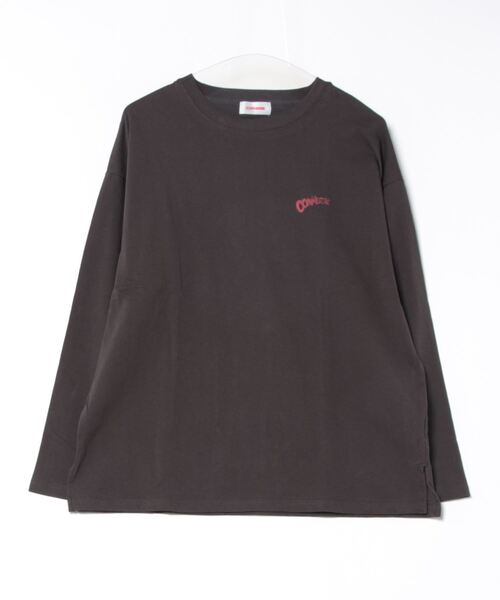 CONVERSE(コンバース)の「【CONVERSE/コンバース】バックプリントロンT(Tシャツ/カットソー・レディース・オフホワイト/ブラック/ホワイト/スミクロ・MEDIUM/LARGE)」の4枚目の写真