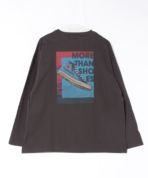 CONVERSE(コンバース)の「【CONVERSE/コンバース】バックプリントロンT(Tシャツ/カットソー・レディース・オフホワイト/ブラック/ホワイト/スミクロ・MEDIUM/LARGE)」の6枚目の写真